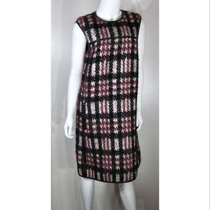 TOMAS MAIER Woolly Tartan' Plaid Shift Dress, Women's Size US 8 NWOT